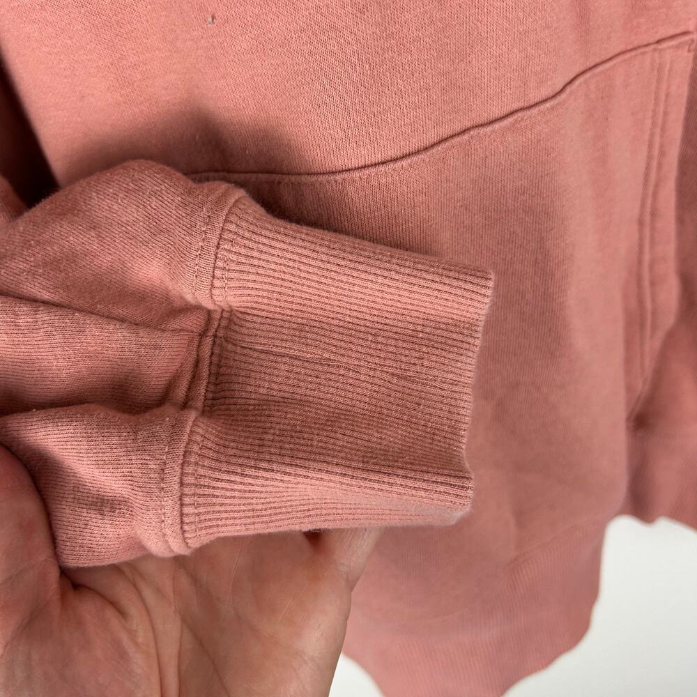 The North Face Womens Hoodie Size Medium Pink Box Logo NSE Pullover - Picture 8 of 8